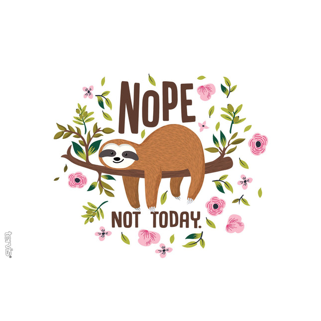Tervis Sloth Nope Not Today Vaso térmico aislante de doble pared fabricado en EE. UU., mantiene las bebidas frías y calientes, 16 onzas, clásico
