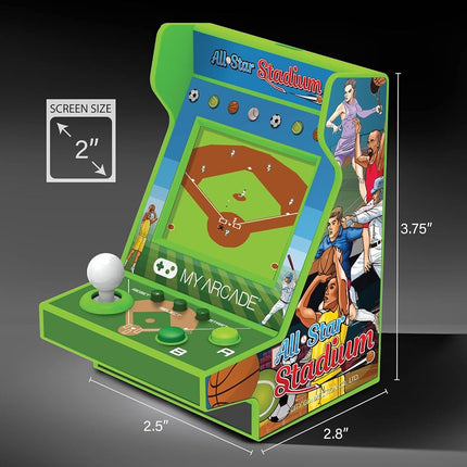 My Arcade - Pico Player All-Star Stadium - Retro Mini Terminal - 107 Games in 1