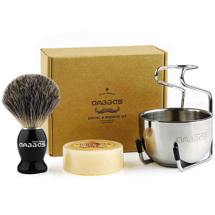 Anbbas Pure Badger Bristles Shaving Brush Black Wo