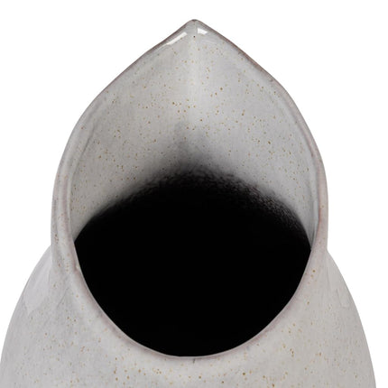 Bloomingville Neutral Reactive Glaze Stoneware Pitcher, 9.5", Bone