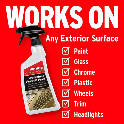 Mothers Waterless Wash & Wax -710ml