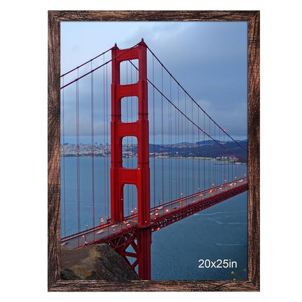 BESCRCL 20x25 Picture Frame Brown, Poster Frames W