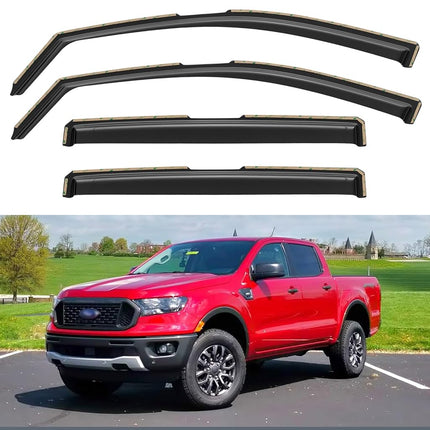 in-Channel Window Visors Rain Guards for 2019-2023