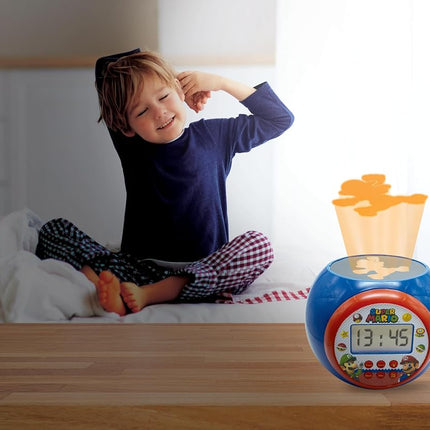 LEXIBOOK, Mario Projector Alarm Clock, RL977NI