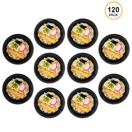 Freshware Meal Prep Containers [120 Pack] Plastic Bowls with Lids for Soup and Salad, Food Storage Containers, Bento Box, Stackable, Microwave/Dishwasher/Freezer Safe (42 oz)