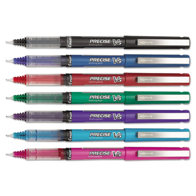 Pilot Precise V5 Stick Rolling Ball Pen, Micro Poi
