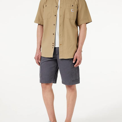 Carhartt Men's 11" Rugged Flex Rigby Cargo Shorts, Shadow, 44 UK