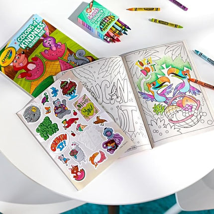 CRAYOLA Colours of Kindness Colouring Book (48 Pages) - Colours and Images That Represent Good Feelings | Ideal for Kids Aged 3+