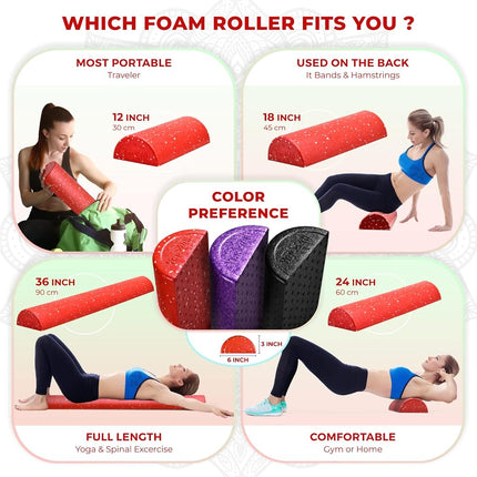 Half Roller EPP - Red Snow - 36 inch