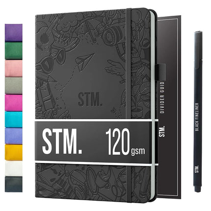 A5 Bullet Dotted Journal Notebook by STM | Thick B