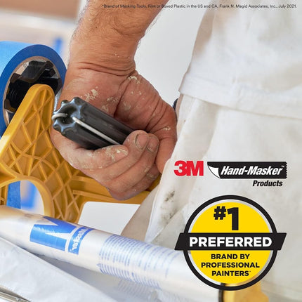 Scotch Painter's Tape MFB-9 Hand-Masker Painter's Plastic Plus, Clear, 9 ft x 400 ft