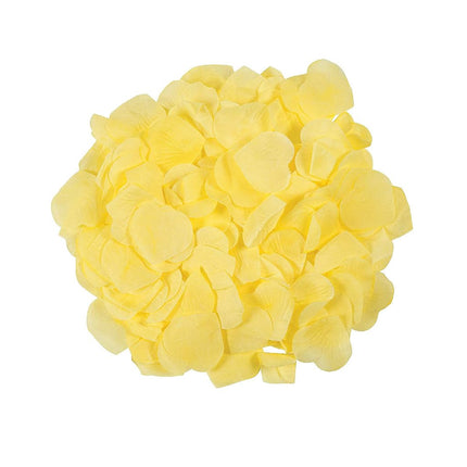 Fun Express Yellow Fake Rose Petals (Receive 200 Per Order)