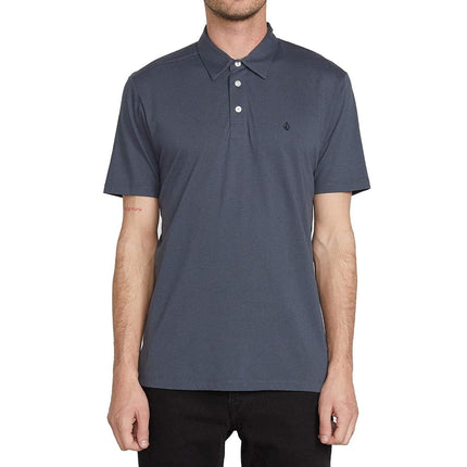 Volcom Men's Banger Polo Shirt, Charcoal, XL