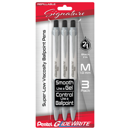 Pentel Glidewrite Signature Ballpoint Pen, (1.0mm)