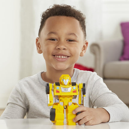 Transformers Rescue Bots Academy Bumblebee Robot de juguete convertible, figura de acción coleccionable de 15 cm de Playskool Heroes para niños a partir de 3 años (Exclusivo de Amazon)