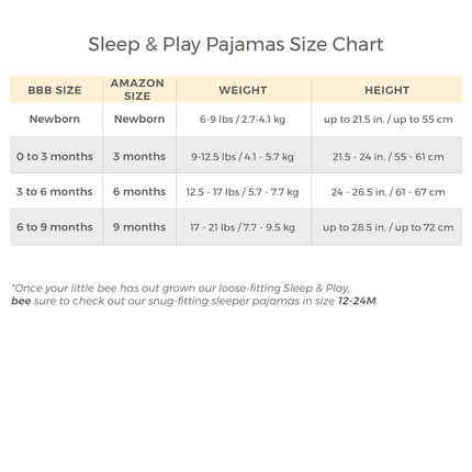 Burt's Bees Baby - Mameluco de una pieza de algodón orgánico para bebé, con cierre frontal, pijama con pies, diseño de nubes a la luz de la luna, 6-9 meses