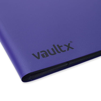 Vault X 12 Pocket Strap Trading Card Binder 480 Cards Side Loading (Purple)
