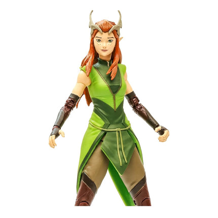 McFarlane Toys, 7-Inch Critical Role Vox Machina Keyleth Action Figure with 22 Moving Parts, Collectible Critical Role Figure with Collectors Stand Base – Ages 14+