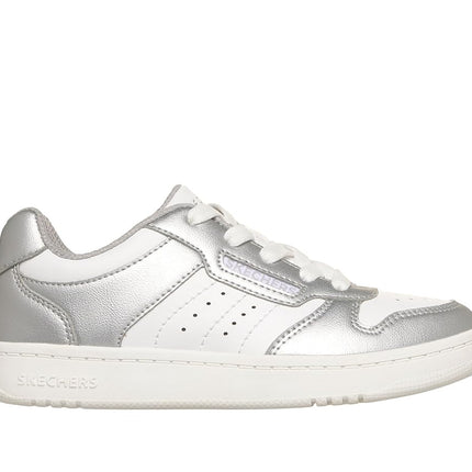 Skechers Quick Street Trainer Silver/White