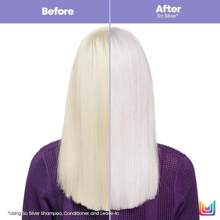 Matrix Hair Mask for Blonde and Grey Hair to Neutralise Yellow Tones, With Purple Pigments, So Silver Mask, 1 x 200 ml