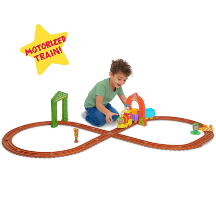 Tren Musical CoComelon All Aboard con Piezas Adicionales, 24 Piezas, Reproduce "The Train Song", Juguetes para Niños de 18 Meses en Adelante por Just Play