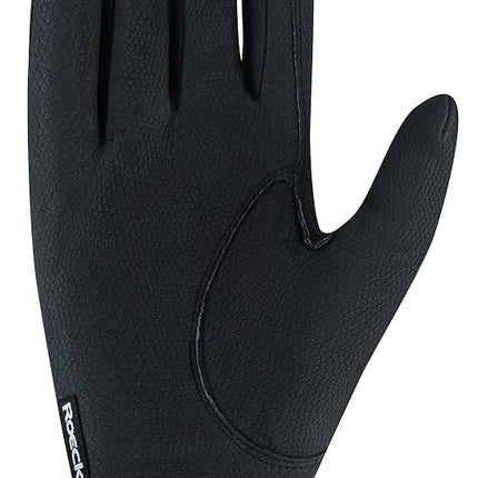Roeckl Sports equestrian gloves LONA, ladies summer riding glove, black/white 6.5