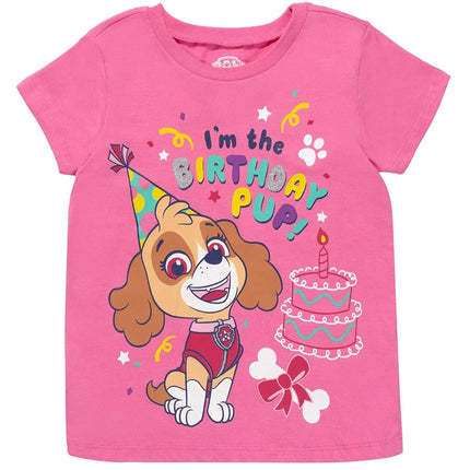 Paw Patrol Skye Little Girls Graphic T-Shirt Pink 7-8