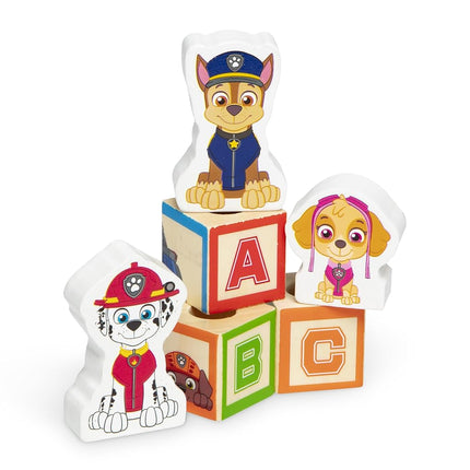 Melissa & Doug PAW Patrol Toy Truck with Alphabet & Number Wooden Building Blocks, Kids Toys for Girls and Boys Age 3+, PAW Patrol Toys, Play Vehicles Gift for 3 Year Old Boy or Girl