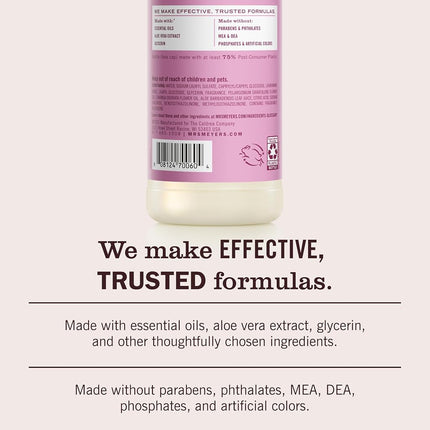 Mrs. Meyer's Clean Day Liquid Dish Soap, Cruelty Free Formula, Geranium Scent, 16 oz