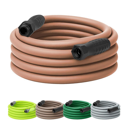 Tuyau d'arrosage Colors avec raccord pivotant, 1,59 cm x 15,24 m, Sécuritaire pour l'eau potable, Rouge Argile - HFZC550TCS, Des fabricants de Flexzilla
