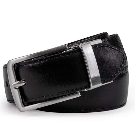 Steve Madden Boys' Reversible Belt for Kids, Brown/Black, L