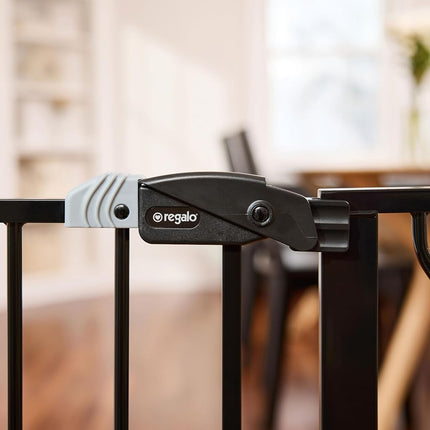 Regalo Easy Step Extra Wide, Black, 52 Inch