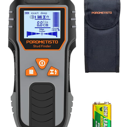 6-in-1 Stud Finder Wall Scanner, POROMETISTO DSF01