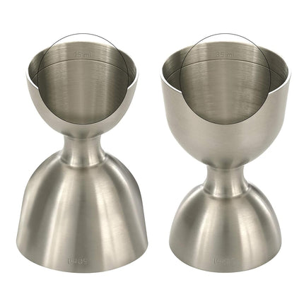 Barfly M37098 Heavy-Duty Straight Rim Bell Jigger, 25 ml x 50 ml, Stainless Steel