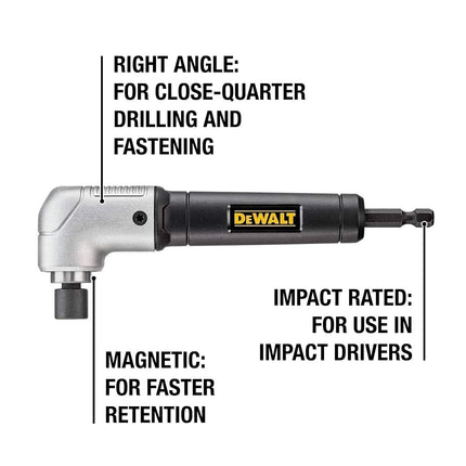 DEWALT DWARA120 Impact Ready Right Angle Attachment