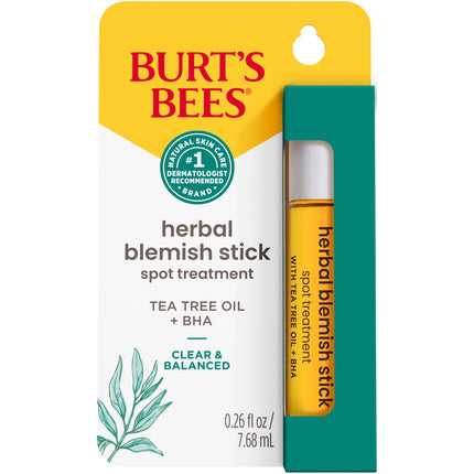 Burt's Bees Herbal Blemish Stick, 0.26 Fluid Ounce