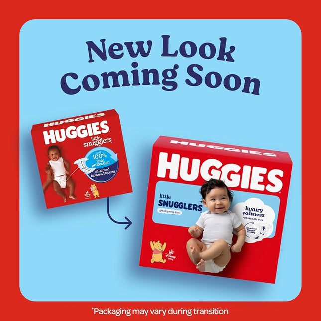 Huggies Size 3 Diapers, Little Snugglers Baby Diapers, Size 3 (16-28 lbs), 26 Count, Packaging May Vary