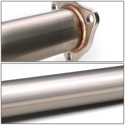 DNA MOTORING CBE-ARSX-NS Stainless Steel Cat Back Exhaust System [Compatible with 02-06 Acura RSX DC5 Non Type-S]