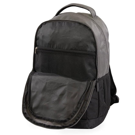 Nautica Unisex's Admiral Backpack, Grey/Black, One Size