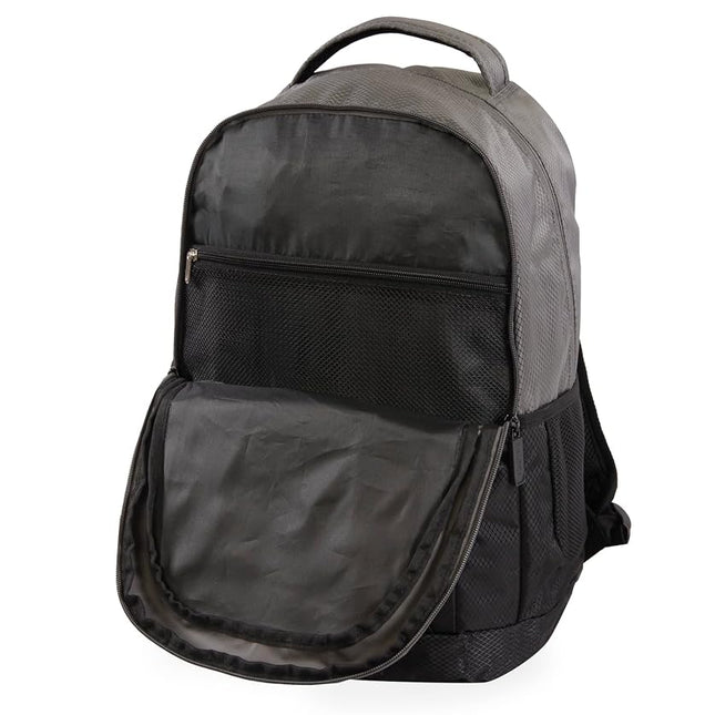 Nautica Unisex's Admiral Backpack, Grey/Black, One Size