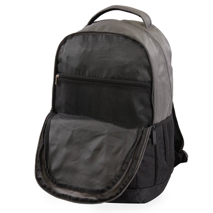 Nautica Unisex's Admiral Backpack, Grey/Black, One Size