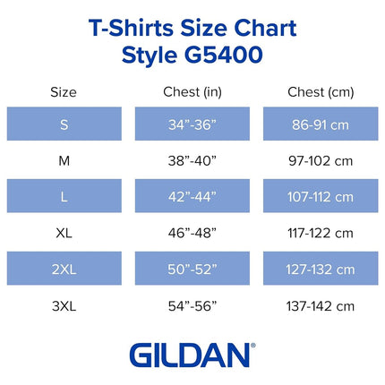 Gildan Men's Heavy Cotton Long Sleeve T-Shirt, Style G5400, 2-Pack, Black, XXX-Large