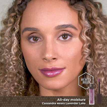 Burt's Bees Moisturising Full Coverage Liquid Lipstick, 5.95 g, Lavender Lake