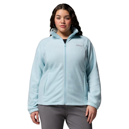 Columbia Women's Benton Springs Full Zip Fleece Jacket, Marine Light, Petite Small