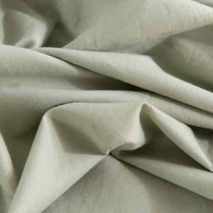 NEXHOME PRO Twin Duvet Cover Set – 100% Certified Organic Cotton with Washed Feel & Linen-Like Texture, Comfortable & Breathable, Home Bedding Set Sage Green (No Comforter)