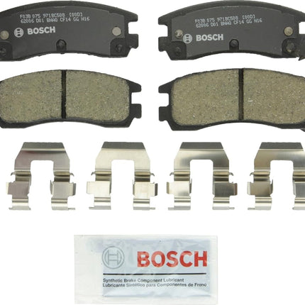 BOSCH BC508 QuietCast Premium Ceramic Disc Brake Pad Set - Compatible with Select Buick LeSabre; Cadillac Eldorado, Seville; Chevrolet Lumina; Oldsmobile Aurora; Pontiac Bonneville; Saturn +More; REAR