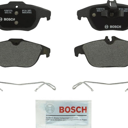 Bosch Automotive BP1341 QuietCast Premium Semi-Metallic Disc Brake Pad Set For Select Mercedes-Benz C180, C200, C230, C250, C300, C350, E350, E400, E550, GLK250, GLK300, GLK350; Rear