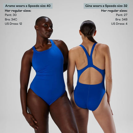 Speedo Race Endurance+ Polyester Solid Super Pro Swimsuit, Black, 38