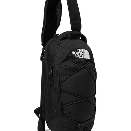 THE NORTH FACE Borealis SIing Bag | Crossbody Adjustable Strap, Water Repellent Finish, Multiple Compartments, Tablet Sleeve, Gardenia White/Tnf Black, One Size, Borealis Sling Bag