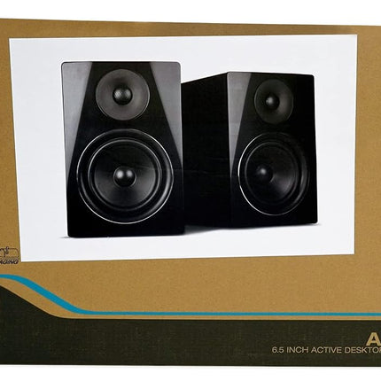 Rockville APM6B 6.5-Inch 2-Way 350W Active/Powered USB Studio Monitor Speakers Pair